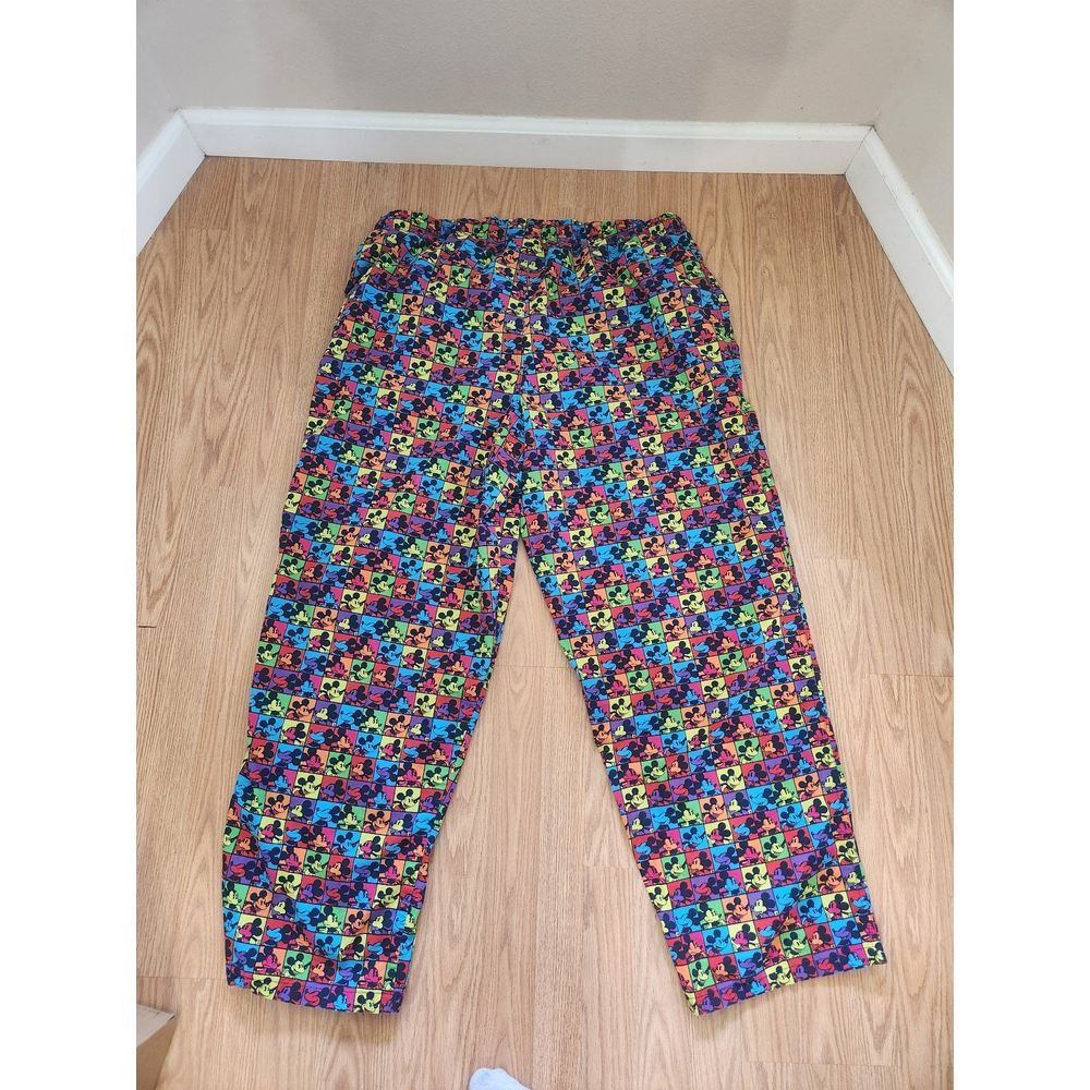 Disney Parks Unisex Multi Color Mickey Mouse Pajama Pants Size XXL - Picture 4 of 5